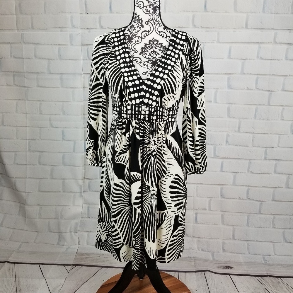 Nine West floral print stretch dress sz 4